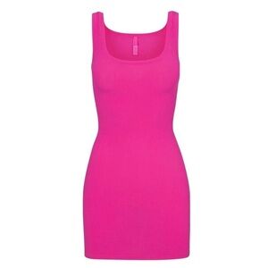 SKIMS Pink Bodycon Dress